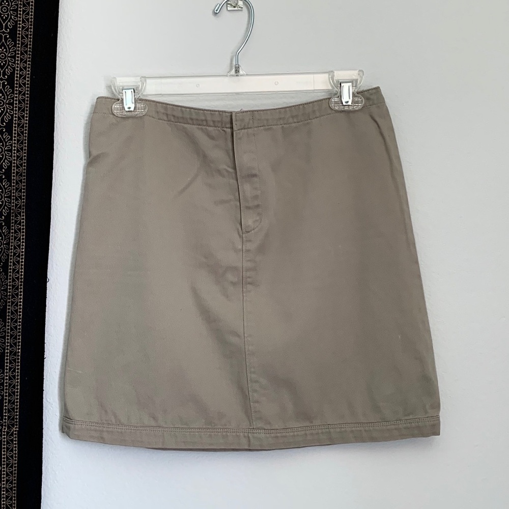 J.Crew A-line tan skirt